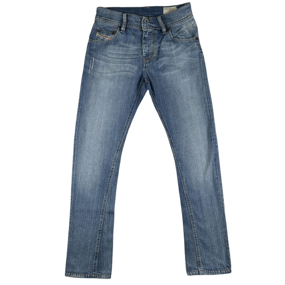 Diesel Cayre Jeans Womens 25 Blue Medium Wash Skinny Stretch Denim Made Italy